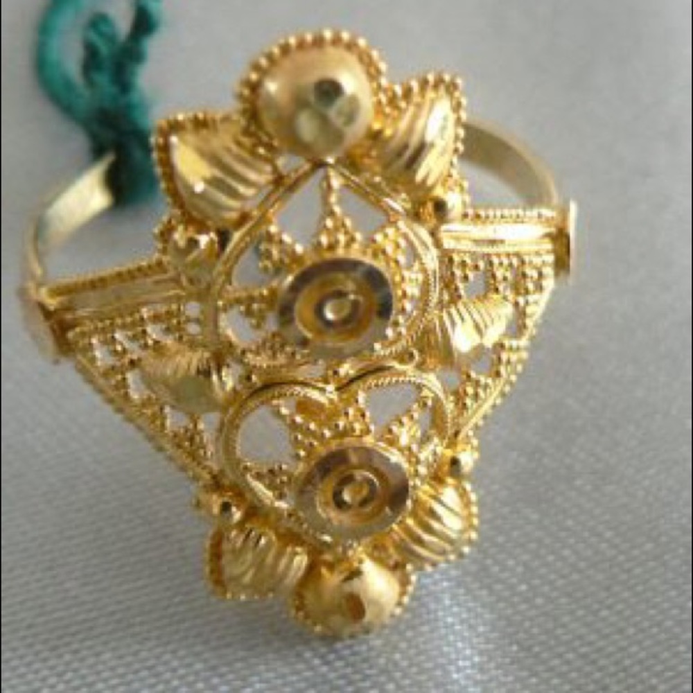 21k Granulated Ring